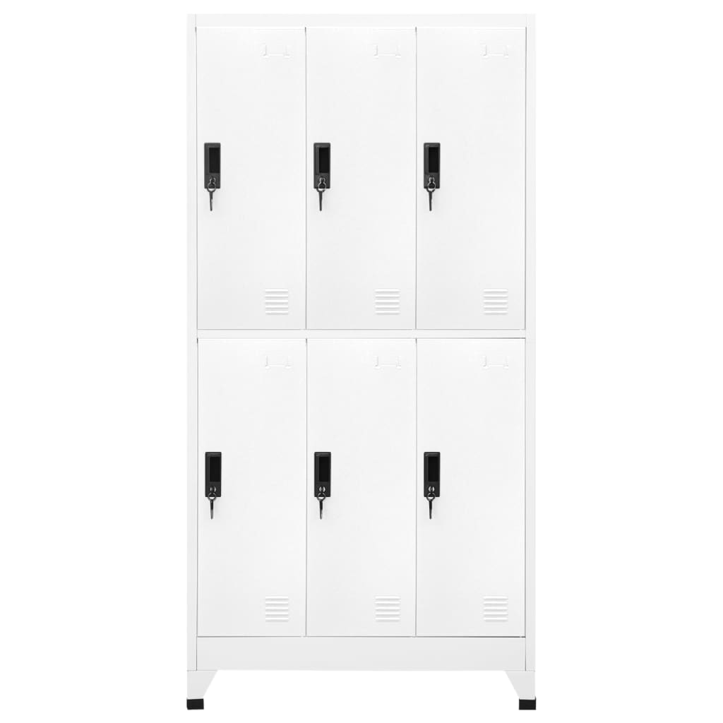 Taquilla de Acero HKH - 90x45x180 Cm - Blanco