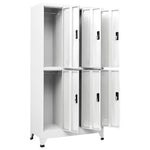 Taquilla de Acero HKH - 90x45x180 Cm - Blanco