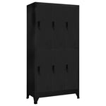 HKH Cacifo em Aço - 90x45x180 Cm - Preto