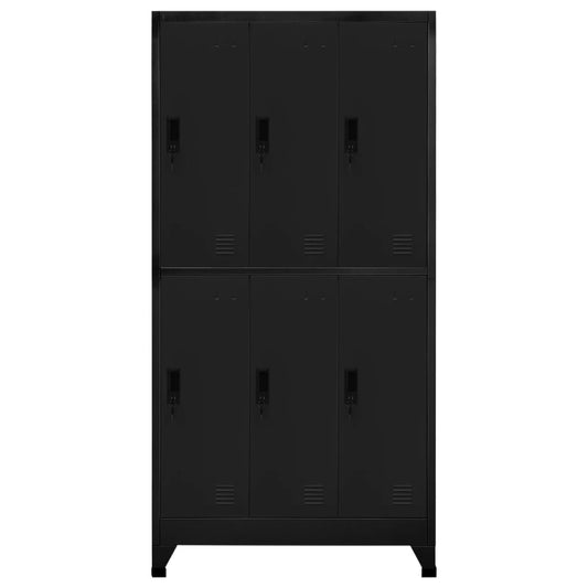 HKH Cacifo em Aço - 90x45x180 Cm - Preto
