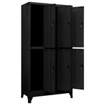 HKH Cacifo em Aço - 90x45x180 Cm - Preto