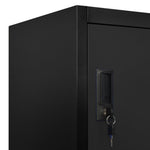 HKH Cacifo em Aço - 90x45x180 Cm - Preto