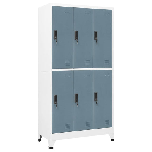 HKH Cacifo em Aço - Claro e - Escuro - 90x45x180 Cm - Cinza