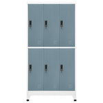 HKH Cacifo em Aço - Claro e - Escuro - 90x45x180 Cm - Cinza