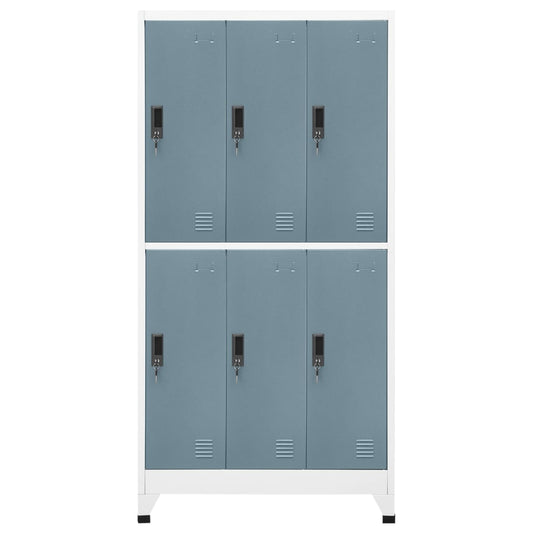HKH Cacifo em Aço - Claro e - Escuro - 90x45x180 Cm - Cinza