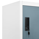 HKH Cacifo em Aço - Claro e - Escuro - 90x45x180 Cm - Cinza