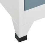HKH Cacifo em Aço - Claro e - Escuro - 90x45x180 Cm - Cinza