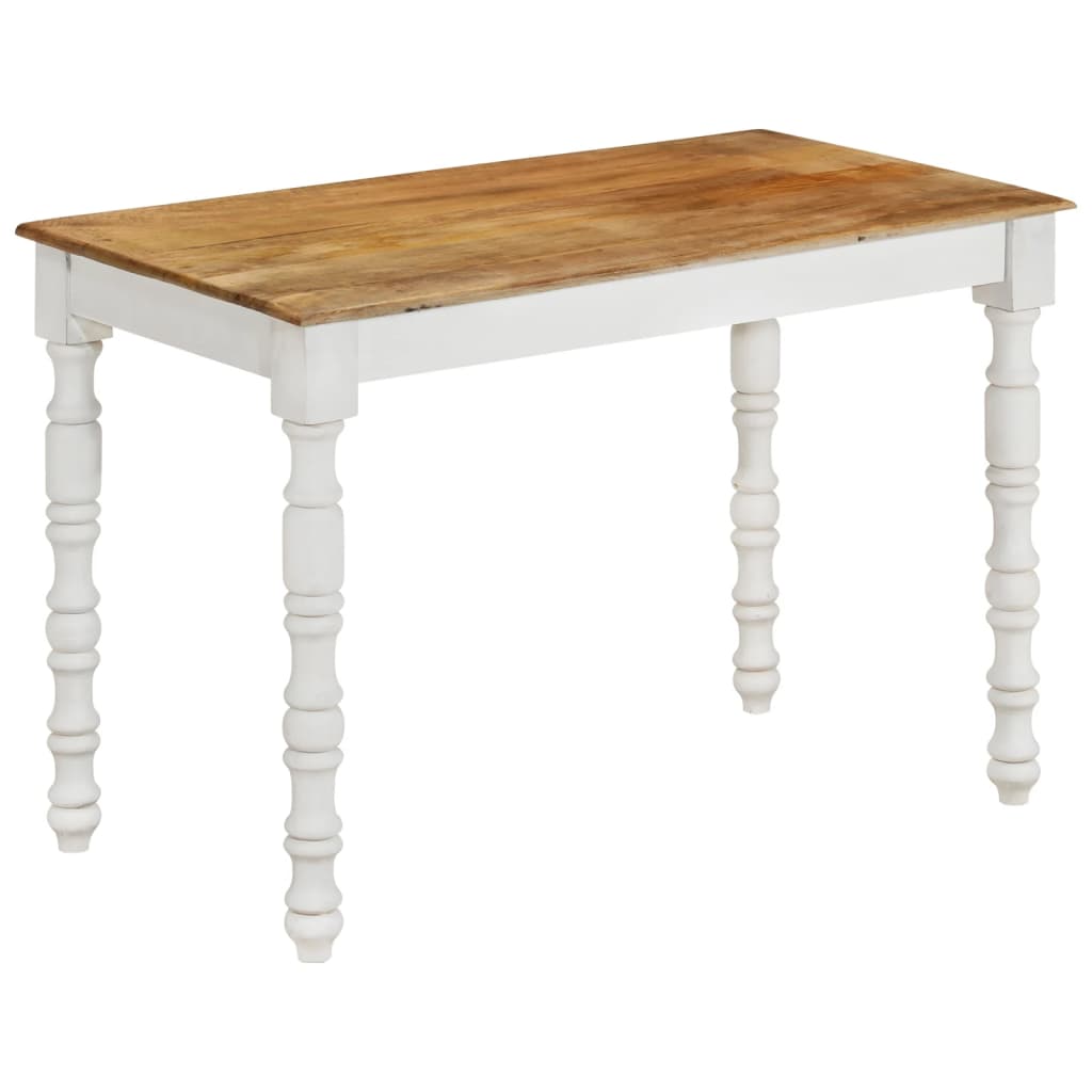 HKH Mesa de Comedor de Madera Maciza de Mango