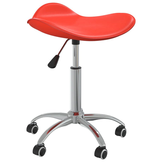 HKH Cadeira de Escritório em Couro Artificial - Vermelho