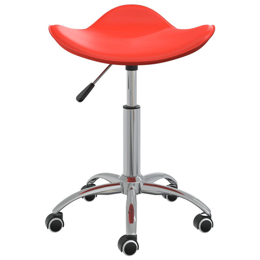 HKH Cadeira de Escritório em Couro Artificial - Vermelho