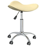 Silla de Oficina HKH de Cuero Artificial - Crema