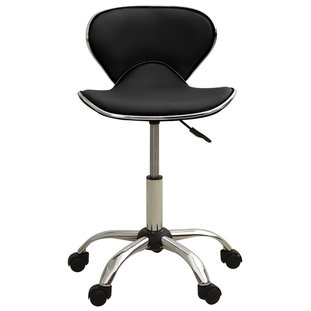 Silla de Oficina HKH de Piel Sintética - Negra