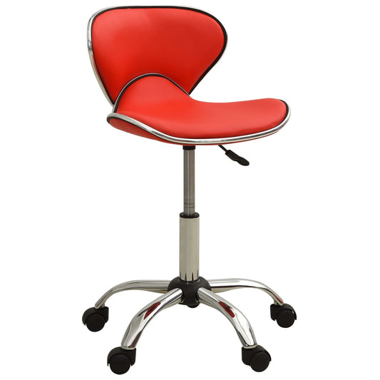 HKH Cadeira de Escritório em Couro Artificial - Vermelho