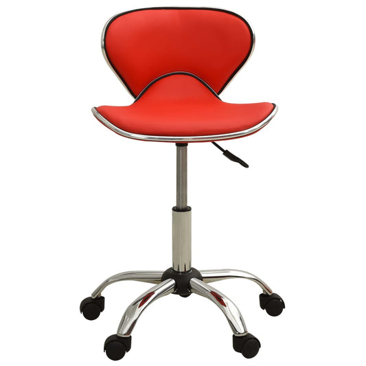 HKH Cadeira de Escritório em Couro Artificial - Vermelho