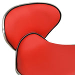 HKH Cadeira de Escritório em Couro Artificial - Vermelho