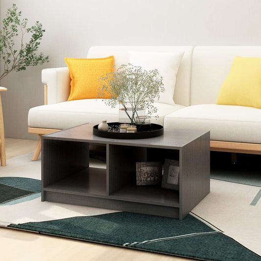 HKH Mesa de Centro en Madera Maciza de Pino - Gris