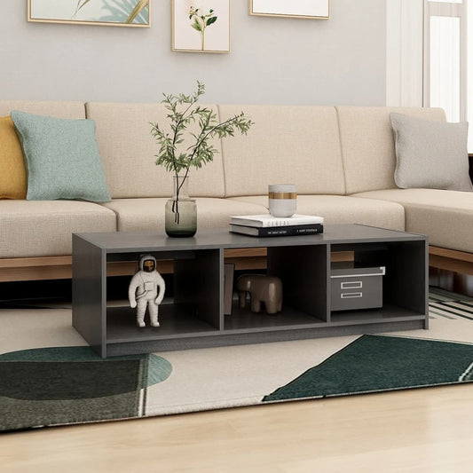 HKH Mesa de Centro en Madera Maciza de Pino - Gris