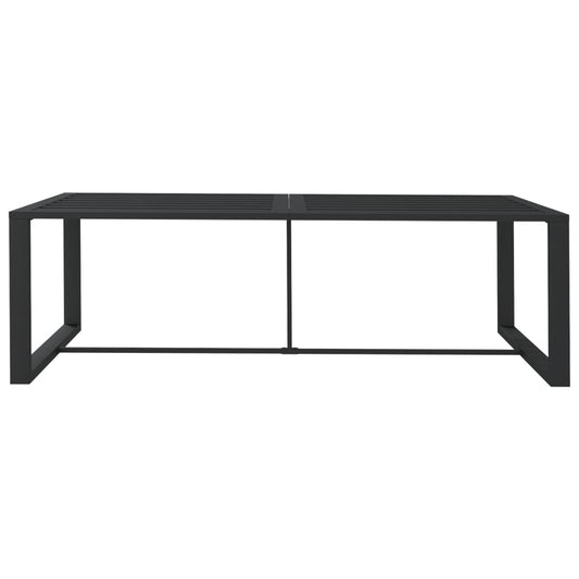 HKH Mesa de Jantar de Exterior 120x60x66 Cm Alumínio - Antracite