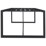 HKH Mesa de Jantar de Exterior 120x60x66 Cm Alumínio - Antracite