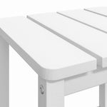 HKH 4 Pcs Conj. de Jantar P/ Jardim Madeira de Pinho Maciça - Branco