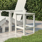 HKH 4 Pcs Conj. de Jantar P/ Jardim Madeira de Pinho Maciça - Branco