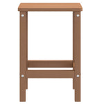 HKH Mesa de Jardim Adirondack 38x38x46 Cm Pead Castanho - Marrom