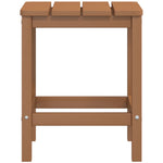 HKH Mesa de Jardim Adirondack 38x38x46 Cm Pead Castanho - Marrom