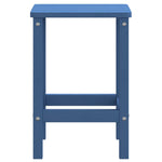 HKH Mesa de Jardim Adirondack 38x38x46 Cm Pead Ciano - Azul