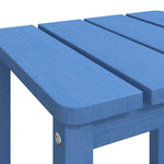 HKH Mesa de Jardim Adirondack 38x38x46 Cm Pead Ciano - Azul