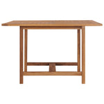 HKH Mesa de Jantar P/ Jardim 110x110x75 Cm Madeira de Teca Maciça - Marrom