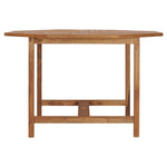 HKH Mesa de Jantar P/ Jardim 110x110x75 Cm Madeira de Teca Maciça - Marrom