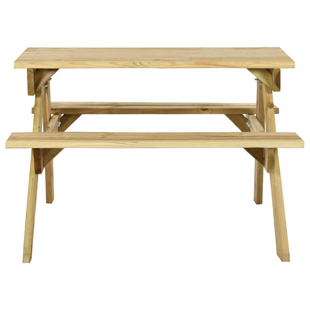 HKH 9 Pcs Conjunto de Bar para Jardim Pinho Maciço - Branco
