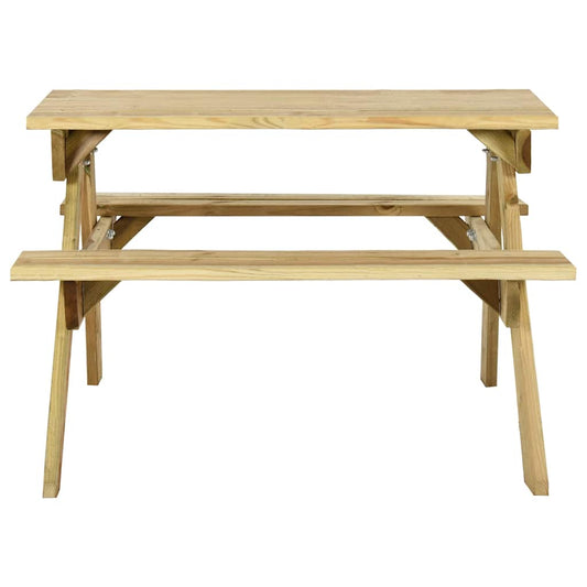 HKH 9 Pcs Conjunto de Bar para Jardim Pinho Maciço - Branco