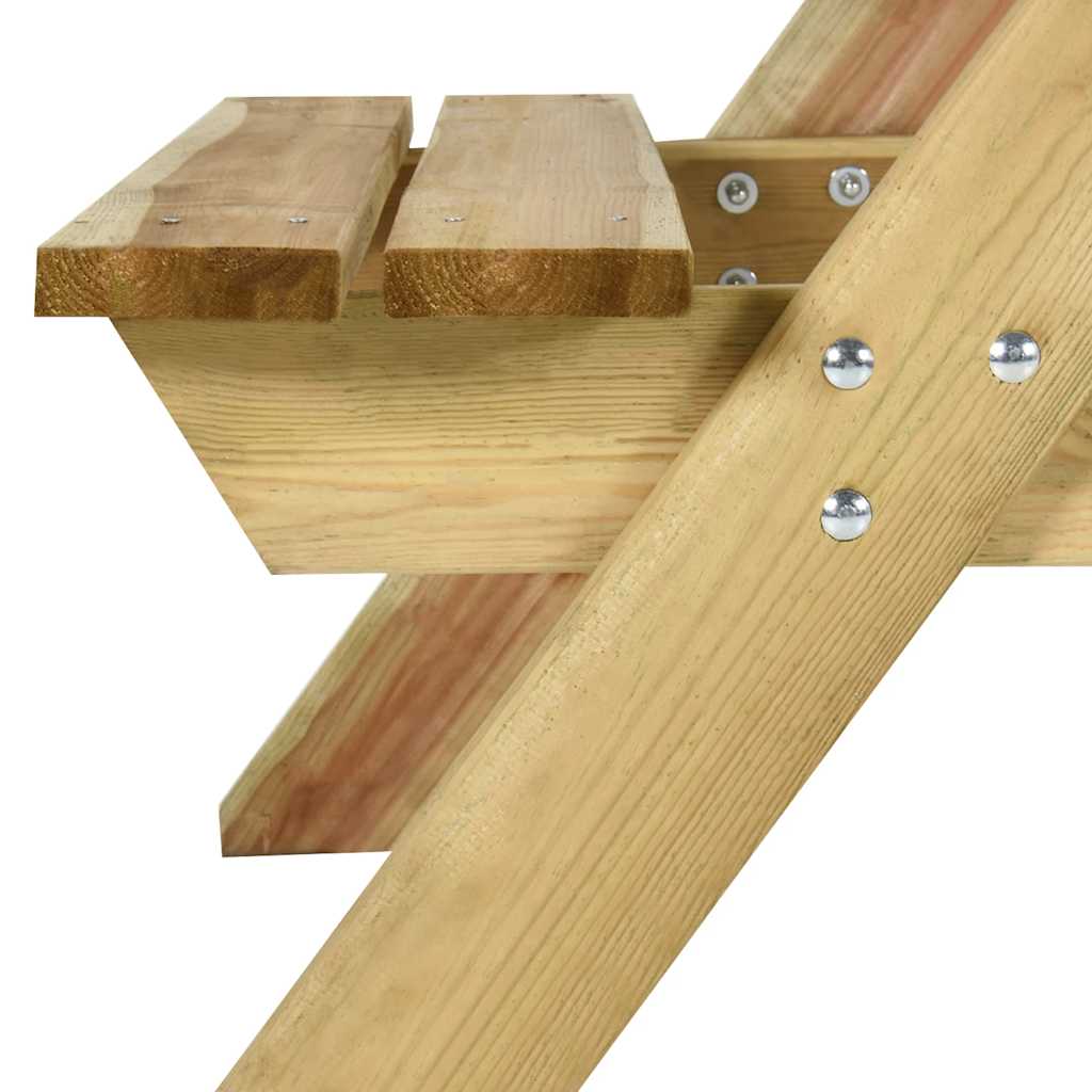 HKH 9 Pcs Conjunto de Bar para Jardim Pinho Maciço - Branco