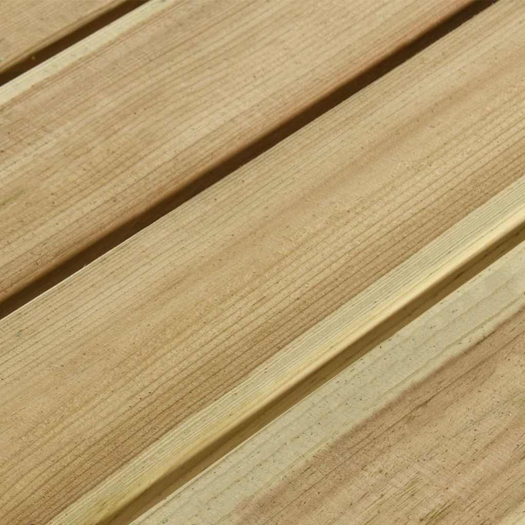 HKH 9 Pcs Conjunto de Bar para Jardim Pinho Maciço - Branco