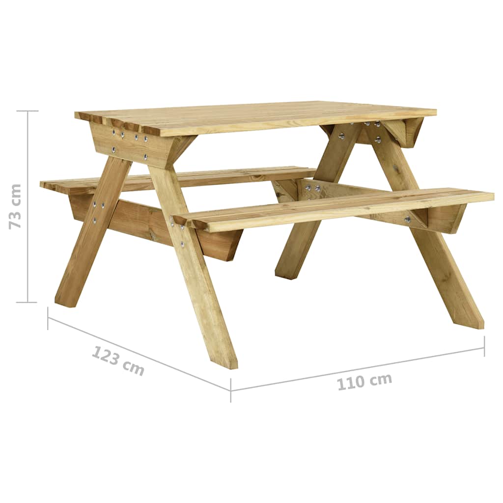 HKH 9 Pcs Conjunto de Bar para Jardim Pinho Maciço - Branco