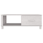 HKH Mesa de Centro Hamar Pinho Maciço - Branco