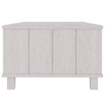 HKH Mesa de Centro Hamar Pinho Maciço - Branco