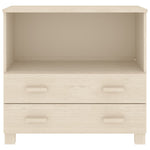 HKH Aparador Hamar em Madeira de Pinho Maciça, Mdf 85 X 35 X 80 Cm - Castanho Mel