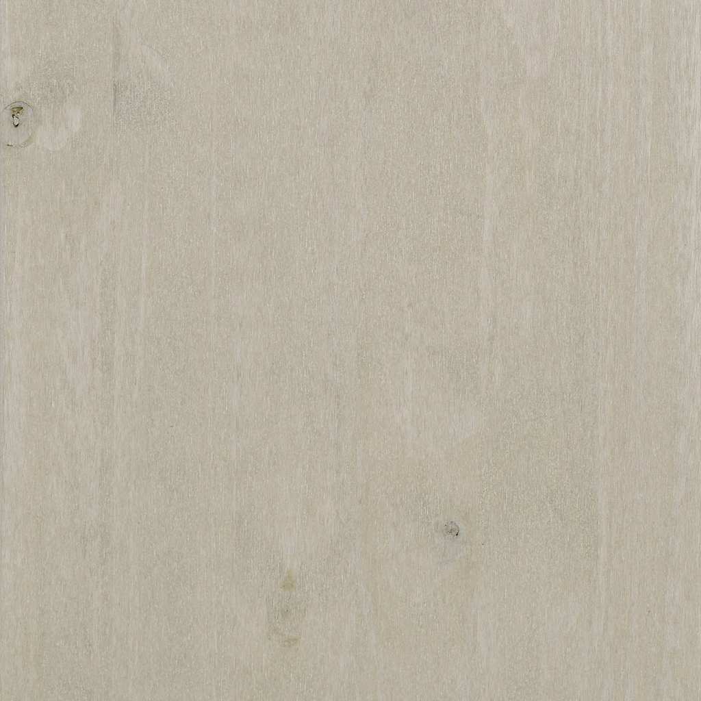 HKH Aparador Hamar em Madeira de Pinho Maciça, Mdf 85 X 35 X 80 Cm - Branco