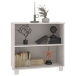 Aparador Hamar Rústico de Madera de Pino Maciza, MDF 80 x 32 x 34 cm - Blanco