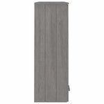 HKH Topo P/ Armário Alto Hamar em Madeira de Pinho Maciça, Mdf 80 X 32 X 31 Cm - Cinzento-Claro