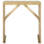 HKH Mesa de Bar Pinho Impregnado - Marrom