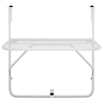 HKH Mesa para Varanda 60x40 Cm Aço - Branco