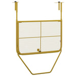 HKH Mesa para Varanda 60x40 Cm Aço Dourado - Ouro