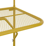 HKH Mesa para Varanda 60x40 Cm Aço Dourado - Ouro