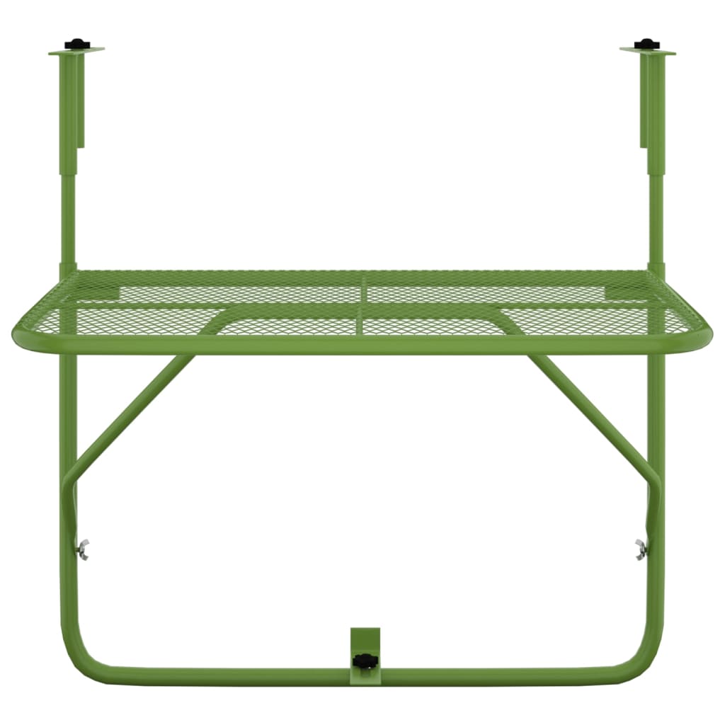 HKH Mesa para Varanda 60x40 Cm Aço - Verde