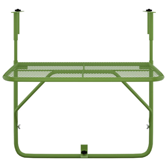 HKH Mesa para Varanda 60x40 Cm Aço - Verde