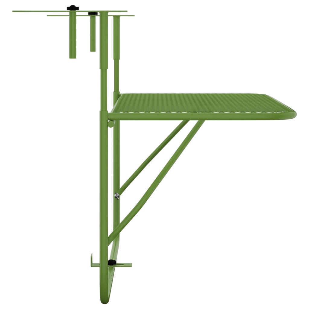 HKH Mesa para Varanda 60x40 Cm Aço - Verde