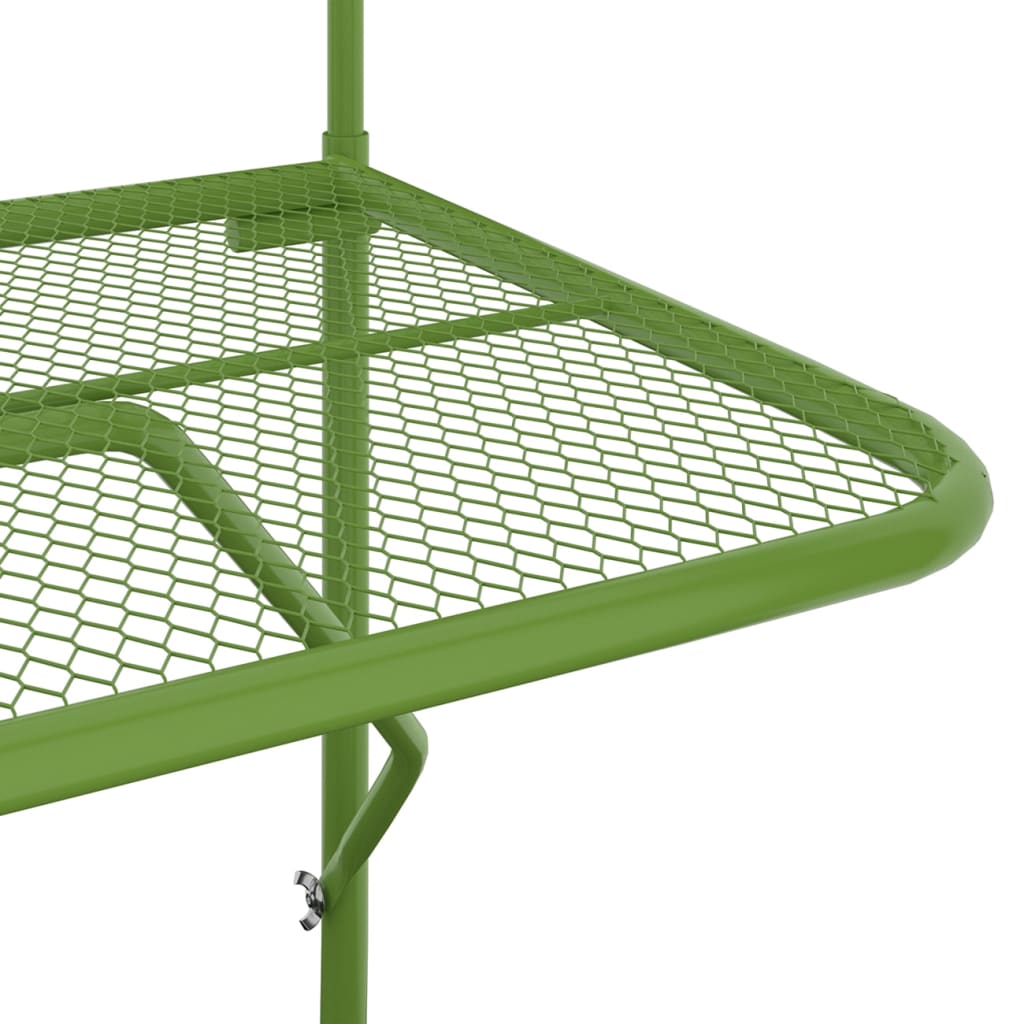 HKH Mesa para Varanda 60x40 Cm Aço - Verde